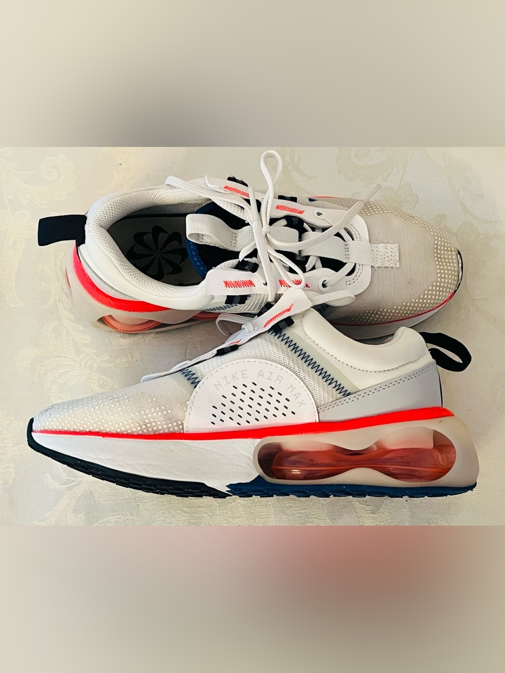 NIKE AIR MAX 2021 KIDS/YOUTH SHOES [SIZE 4Y/WOMEN 5.5] SUMMIT WHITE [DA3119-101] - Picture 12 of 15